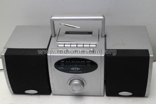 Portable Stereo FM/AM Radio Cassette Player URR-8320S United; Unknown - CUSTOM (ID = 1833531) Radio