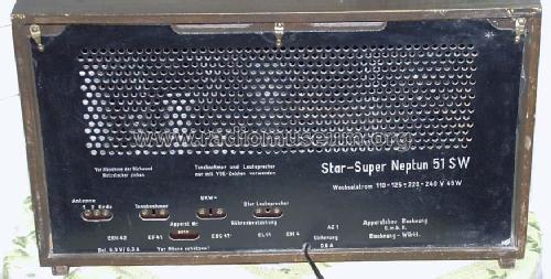 Star-Neptun 51-S ; Apparatebau Backnang (ID = 68036) Radio