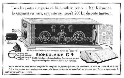 Biondulaire C4; MS M.S. Appareillage (ID = 2282256) Radio