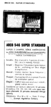 546 Super Standard; Arco Jicky, Le (ID = 1479655) Radio