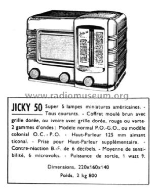 Jicky 50; Arco Jicky, Le (ID = 1479685) Radio