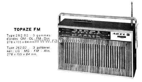 Topaze FM 262.02; Radio Arel A.R.E.L.; (ID = 1708194) Radio
