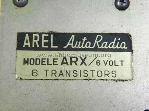 ARX; Arel, Applications (ID = 1866368) Car Radio