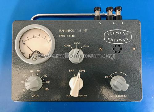Transistor Test Set R2446; Ediswan, Siemens (ID = 2311138) Equipment