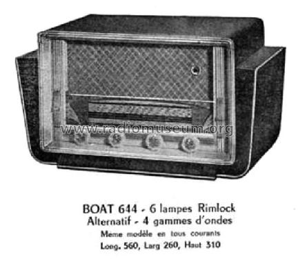 Boat 644; Areso voir aussi Ast (ID = 1989387) Radio