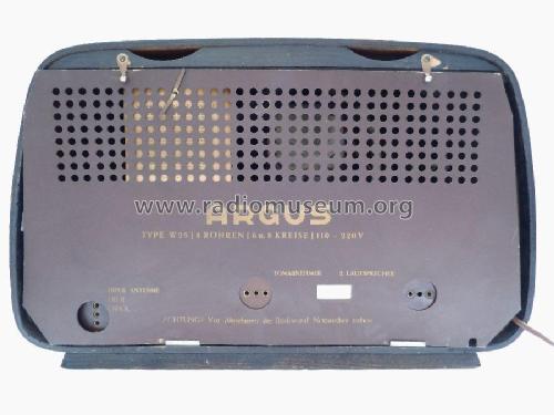 W25; Argus Radiowerk, (ID = 2118654) Radio