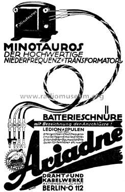 Minotauros NF-Transformator; Ariadne, Draht- und (ID = 3160964) Bauteil