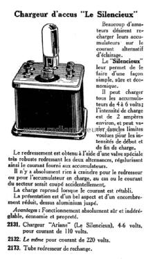 Chargeur d'accus 'Le Silencieux' ; Ariane; Paris (ID = 1842283) A-courant