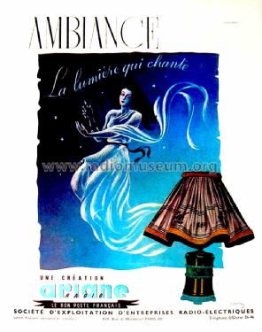 Ambiance - La Lumière Qui Chante ; Ariane; Paris (ID = 1538828) Radio