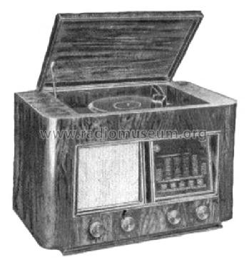Combiné Radio-Phono 749; Ariane; Paris (ID = 1674255) Radio