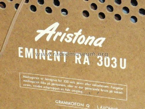 Eminent RA-303U; Aristona; Denmark (ID = 920848) Radio