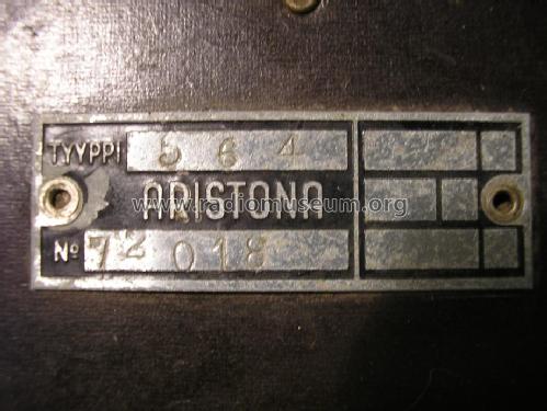 564V; Aristona, Helsinki (ID = 1369008) Radio