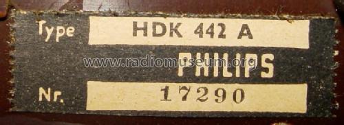 Klarinet HDK 442 A; Philips Radio A/S; K (ID = 396667) Radio