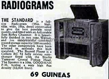 Standard Radiogram FC48; Armstrong Audio / (ID = 2943744) Radio