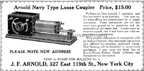 Arnold Navy Type Loose Coupler Model No. 5; Arnold, J.F.; New (ID = 967944) mod-pre26