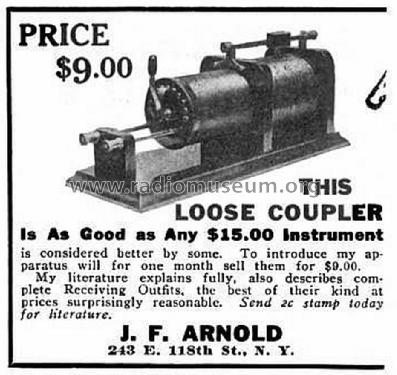 Loose Coupler ; Arnold, J.F.; New (ID = 1062412) mod-pre26