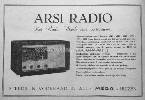 Unknown 1 ; ARSI A.R.S.I., A. (ID = 2534046) Radio