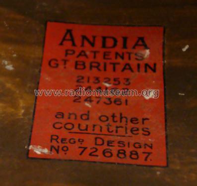 Andia 'Miss Muffet' ; Andia Brand Andia (ID = 1081041) Speaker-P