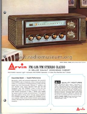 Stereophonic 35R58; Arvin, brand of (ID = 2590713) Radio