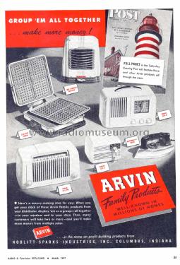 552AN Ch= RE-231; Arvin, brand of (ID = 1186562) Radio