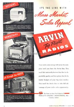 558 Ch=RE-204 RE204; Arvin, brand of (ID = 1129581) Radio