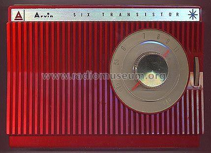 Six Transistor 60R23 ; Arvin, brand of (ID = 270883) Radio