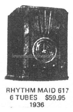 617 Rhythm Maid ; Arvin, brand of (ID = 227736) Radio