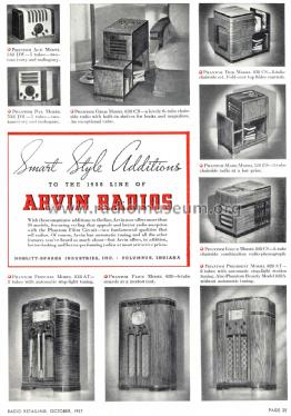 638CS Chairside ; Arvin, brand of (ID = 1025795) Radio