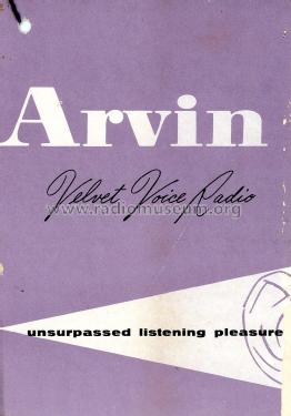 9562 Ch= 1.40900; Arvin, brand of (ID = 2447522) Radio