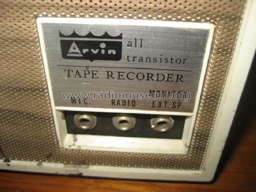 All Transistor Tape Recorder 86L29; Arvin, brand of (ID = 1668317) Enrég.-R