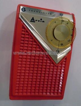 American Supply Company 6 Transistor 61N25-07; Arvin, brand of (ID = 2821332) Radio