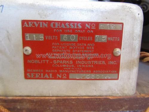 Phantom Junior 618; Arvin, brand of (ID = 1368532) Radio