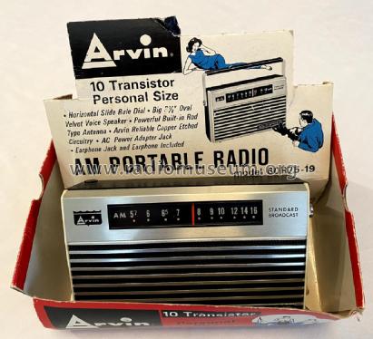 Solid State 10 60R75-19; Arvin, brand of (ID = 2978042) Radio