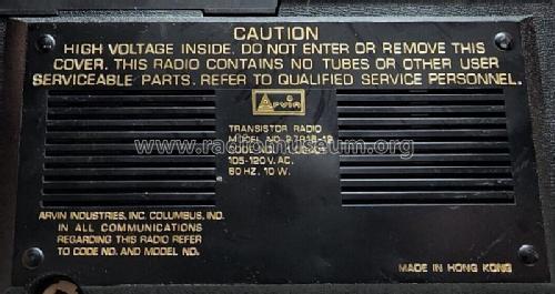 Transistor Radio 27R16-12 Code No. 1.00401; Arvin, brand of (ID = 2850415) Radio