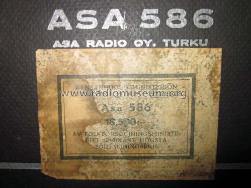 586; Asa Radio Oy; Turku (ID = 1070623) Radio