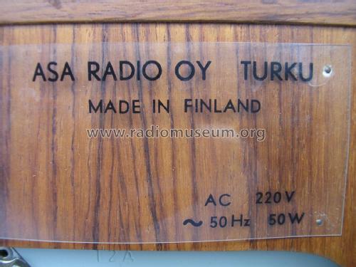 Stereo-Master 2993A; Asa Radio Oy; Turku (ID = 1785715) Radio