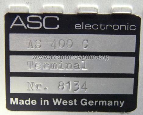 Control-Terminal AS400C; ASC; Hösbach und (ID = 633576) R-Player
