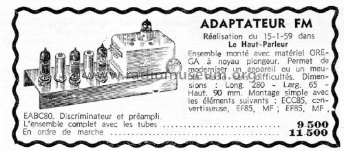 Adaptateur FM ; Ascré; Paris (ID = 2411356) Adattatore