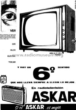 Greco AE-59-T-293-A; Askar, Ascar; Irún (ID = 2444582) Television