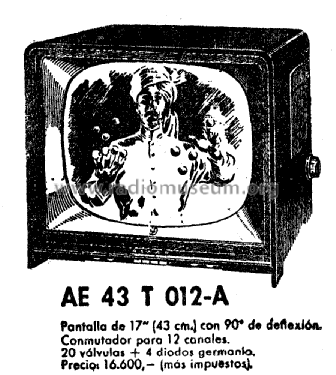 AE-43-T-012-A; Askar, Ascar; Irún (ID = 1073879) Television