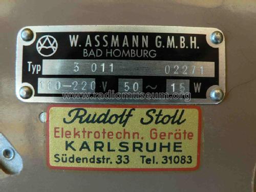 Junior 3011; Assmann, W., GmbH; (ID = 1671259) Sonido-V