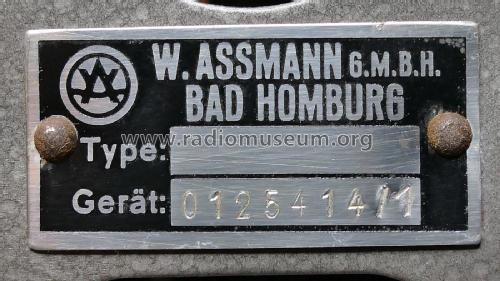 Dimafon Diktiergerät; Assmann, W., GmbH; (ID = 2011350) Reg-Riprod