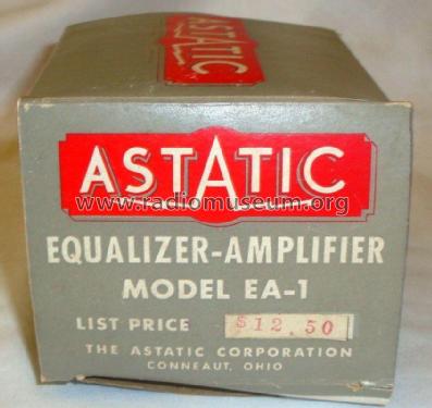 Equalizer-Amplifier EA-1; Astatic Corp.; (ID = 1841528) Ampl/Mixer