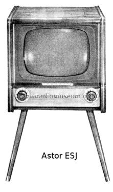 ESJ; Astor brand, Radio (ID = 2055845) Television