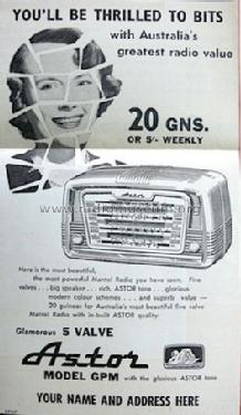 GPM; Astor brand, Radio (ID = 1234103) Radio