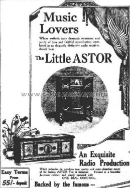 Little Astor 3 valve battery; Astor brand, Radio (ID = 1810764) Radio