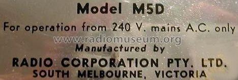 M-5D; Astor brand, Radio (ID = 627777) Radio