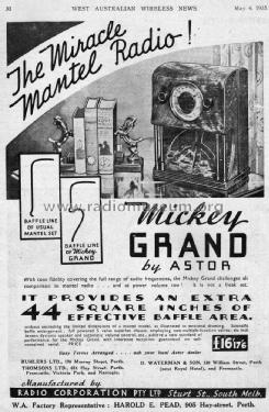 Mickey Grand MZ; Astor brand, Radio (ID = 1692051) Radio