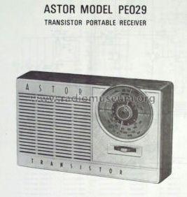 Super 6 Transistor PE029 - PEO29; Astor brand, Radio (ID = 1462213) Radio