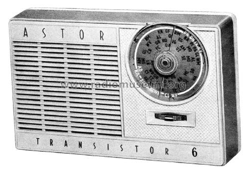 Transistor 6 FRX; Astor brand, Radio (ID = 2440170) Radio